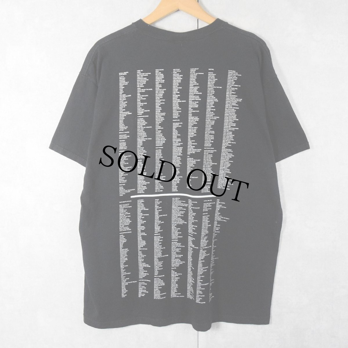 画像2: George Carlin 放送禁止用語リスト コメディアンプリントTシャツ BLACK XL (2)