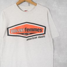 画像1: VIOLENT FEMMES フォークパンクバンド プリントTシャツ L (1)