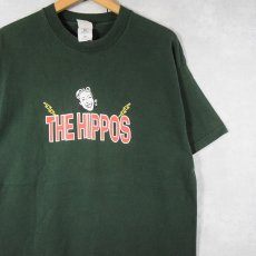 画像1: 90's THE HIPPOS USA製 ロックバンド プリントTシャツ L (1)