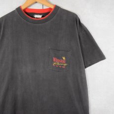 画像2: 90's Winston タバコ企業プリントTシャツ BLACK (2)