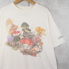 画像1: 90's USA製 きのこイラストプリントTシャツ XL (1)