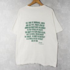 画像2: 90's AFRICAN AMERICAN MALE メッセージプリントTシャツ (2)