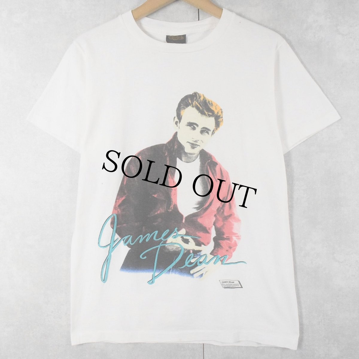 画像1: 80's James Dean USA製 ハリウッドスタープリントTシャツ M (1)