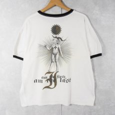 画像2: Septicflesh エクストリーム・メタルバンド プリントリンガーTシャツ (2)