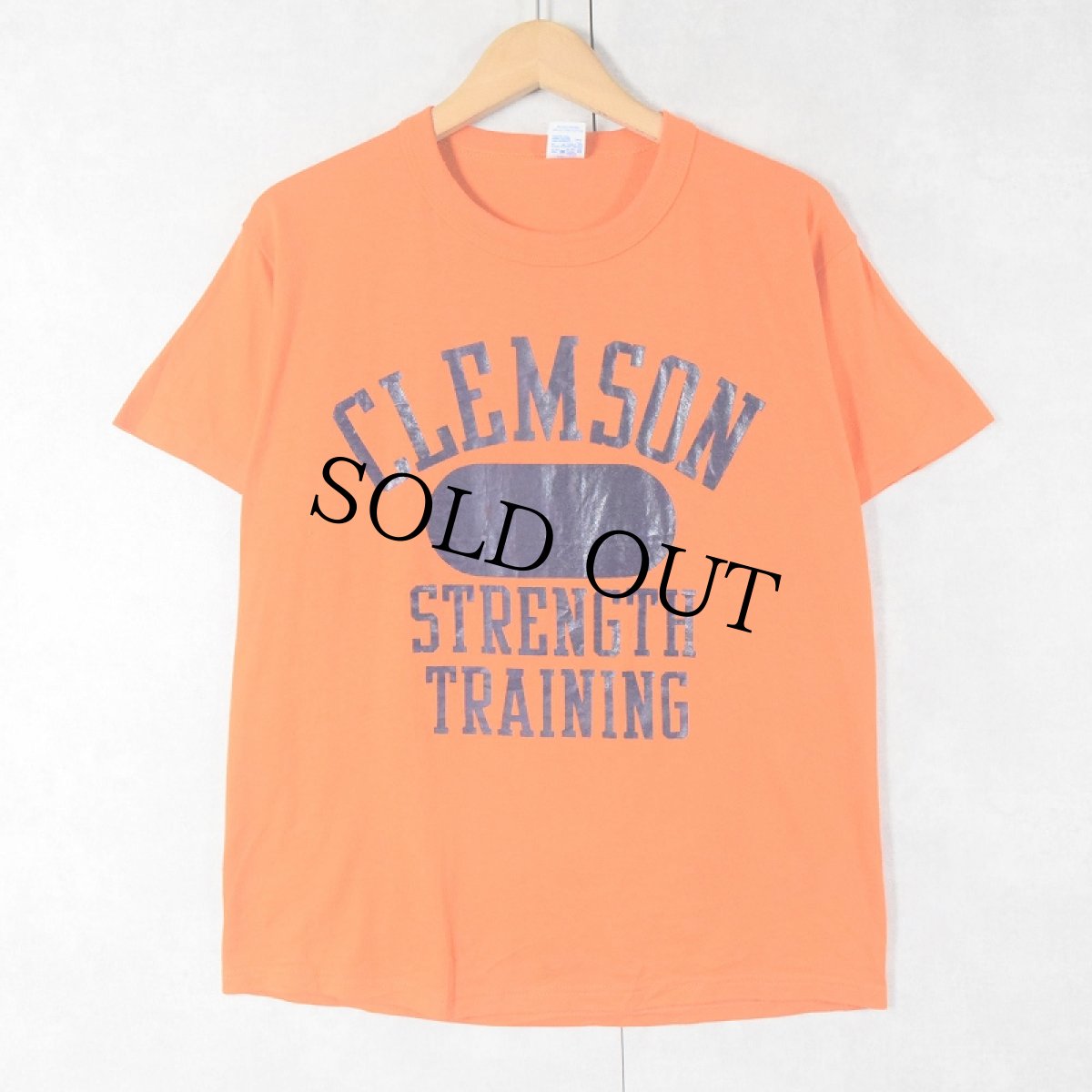 画像1: 80's RUSSELL ATHLETIC USA製 "CLEMSON" プリントTシャツ M (1)