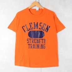 画像1: 80's RUSSELL ATHLETIC USA製 "CLEMSON" プリントTシャツ M (1)