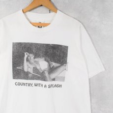 画像1: 90's Lee USA製 "COUNTRY, WITH A SPLASH" プリントTシャツ L (1)
