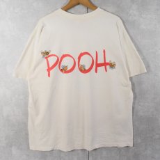 画像2: 90's WALT DISNEY USA製 "POOH" キャラクター 大判プリントTシャツ ONE SIZE (2)