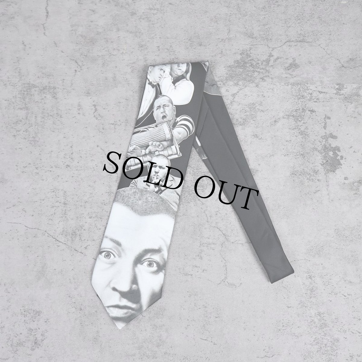 画像1: 90's The Three Stooges コメディアン柄 ネクタイ (1)