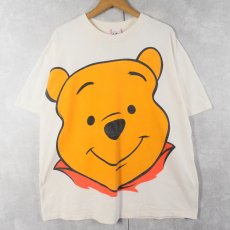 画像1: 90's WALT DISNEY USA製 "POOH" キャラクター 大判プリントTシャツ ONE SIZE (1)