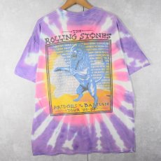 画像2: 90's The Rolling Stones "BRIDGES TO BADYLON" ロックバンドツアーTシャツ XL (2)