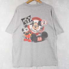 画像1: WALT DISNEY WORLD "MICKEY MOUSE" キャラクタープリントTシャツ (1)