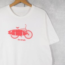 画像1: Patagonia "live simply" プリントTシャツ XL (1)