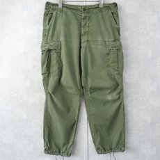 画像1: 60's U.S.ARMY コットンポプリン ジャングルファティーグパンツ 3rd (1)