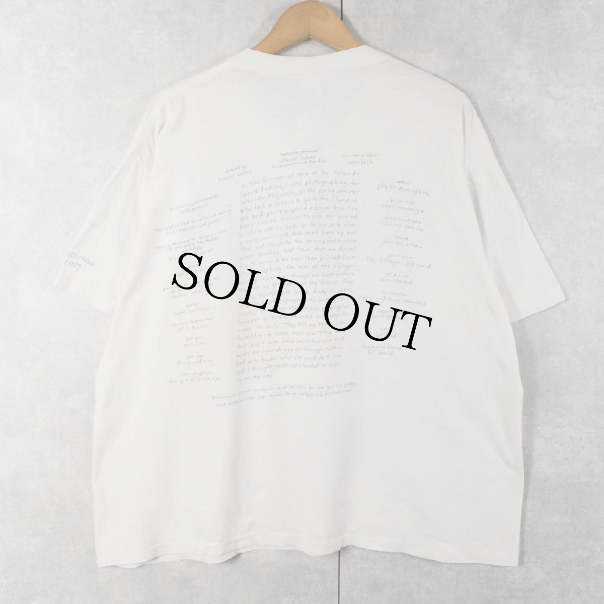 画像2: 90's BRUCE WEBER USA製 "Broken Noses" フォトプリントTシャツ L (2)