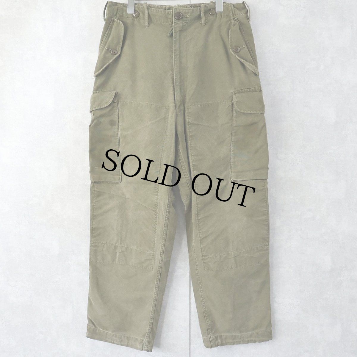 画像1: 60's CANADIAN ARMY コンバットパンツ W34 (1)