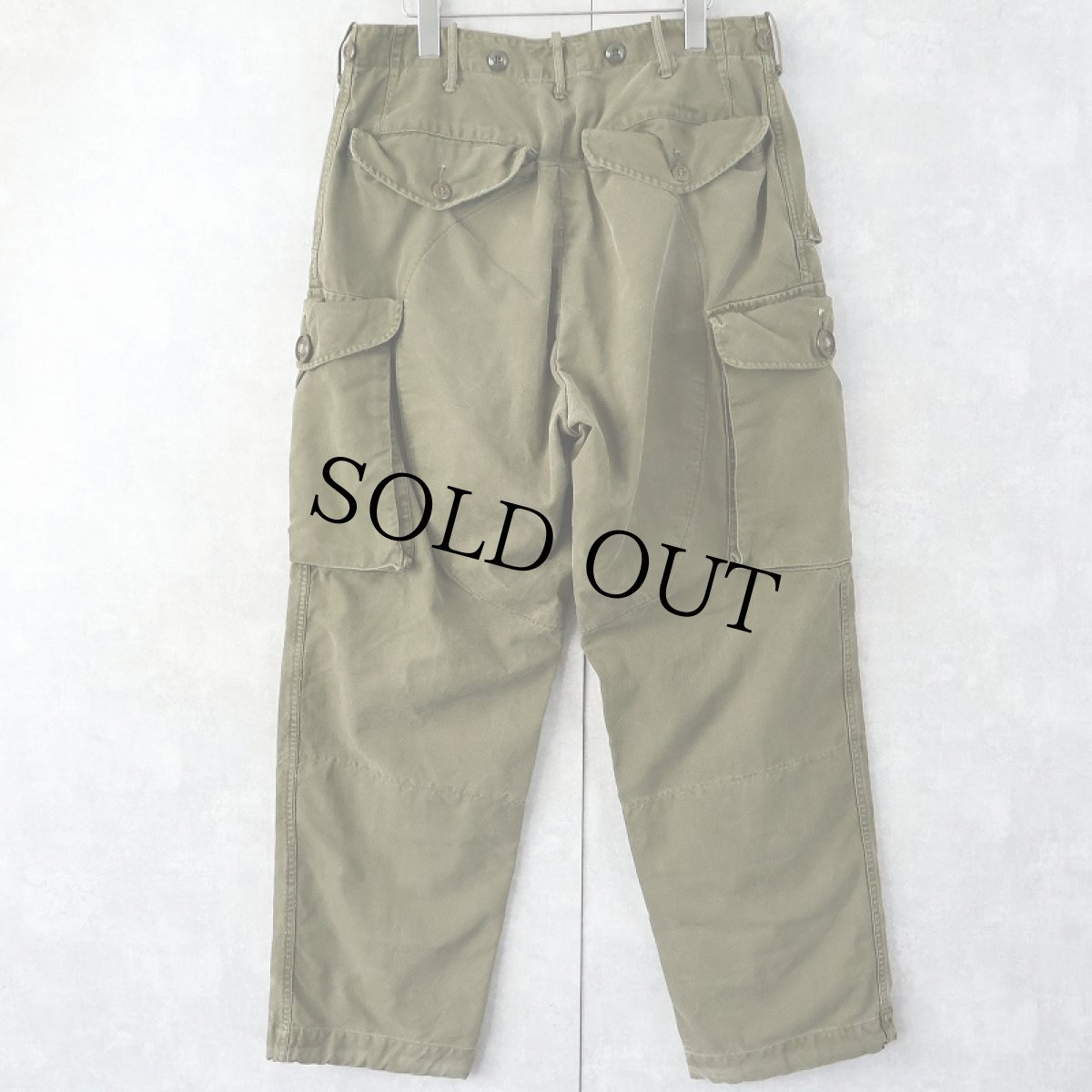 画像2: 60's CANADIAN ARMY コンバットパンツ W34 (2)