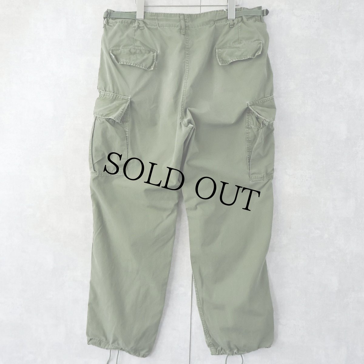 画像2: 60's U.S.ARMY コットンポプリン ジャングルファティーグパンツ 3rd (2)