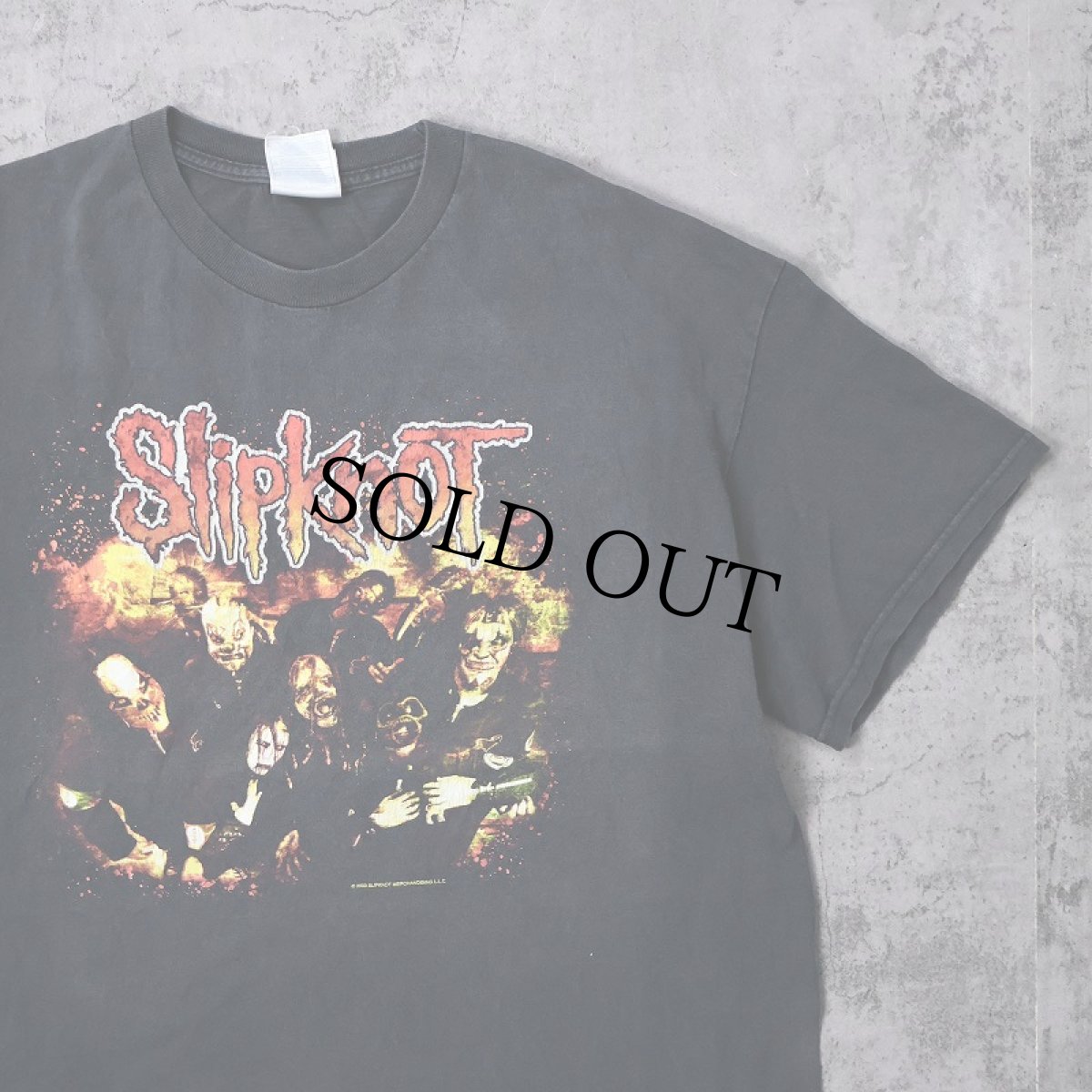 画像1: 2003 Slipknot ヘヴィメタルバンドTシャツ XL (1)