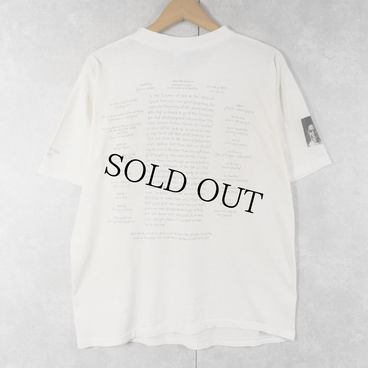 画像2: 90's BRUCE WEBER USA製 "Broken Noses" フォトプリントTシャツ M (2)