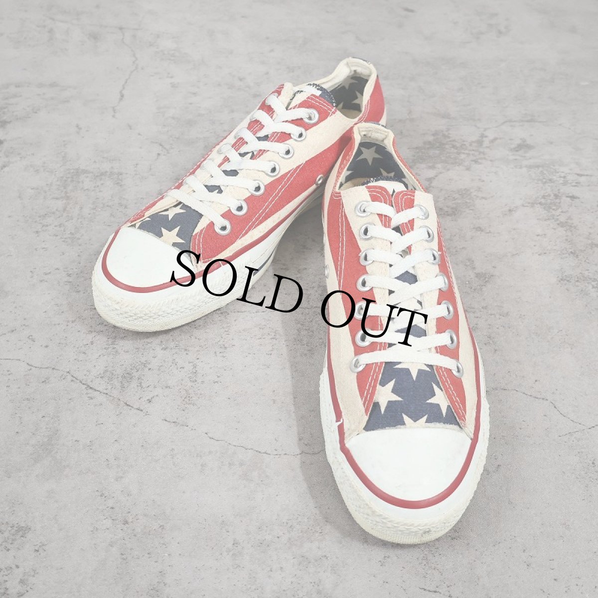画像1: 90's CONVERSE ALLSTAR USA製 "STARS & BARS" US 81/2 (1)