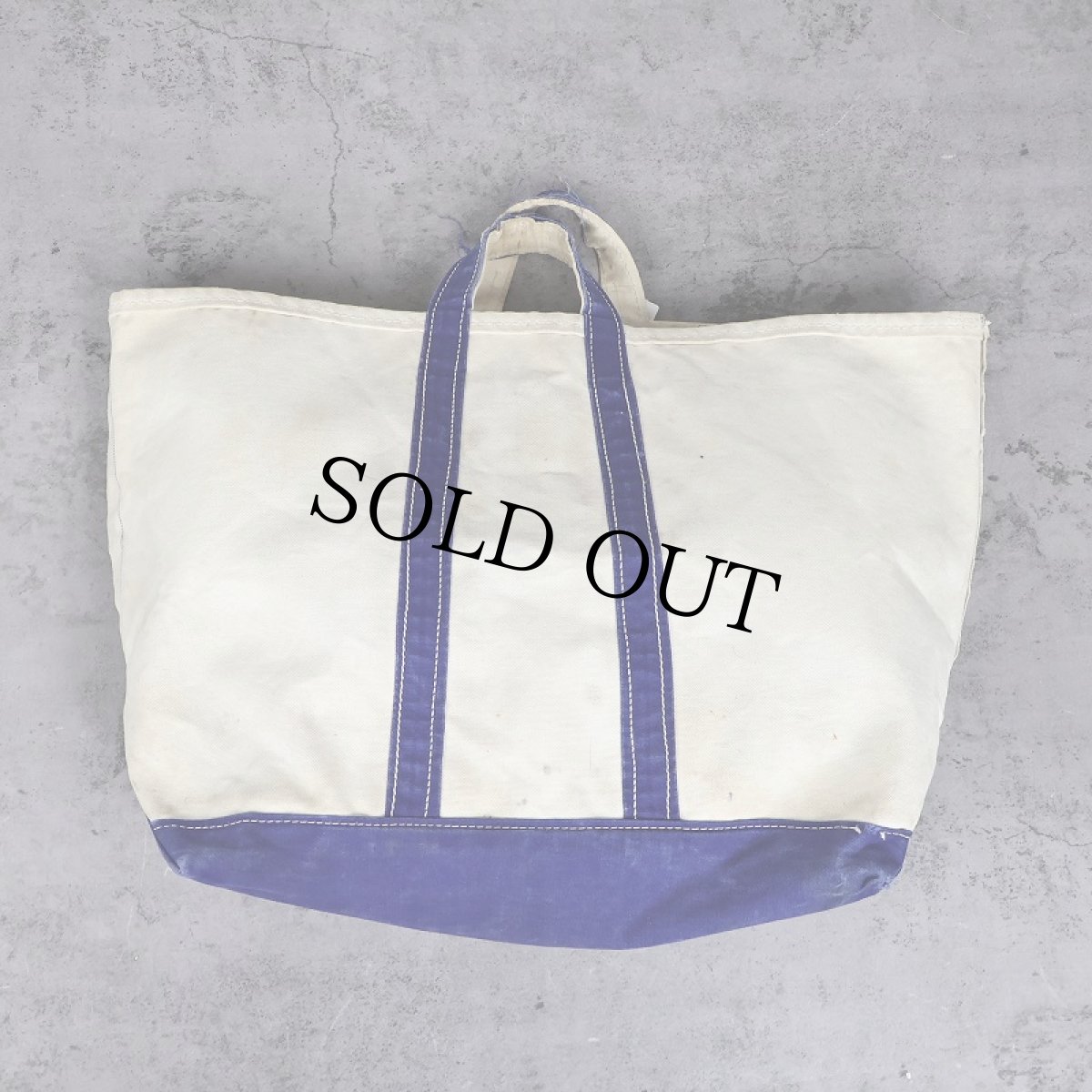 画像1: 〜80's L.L.Bean "BOAT AND TOTE"キャンバストートバッグ (1)