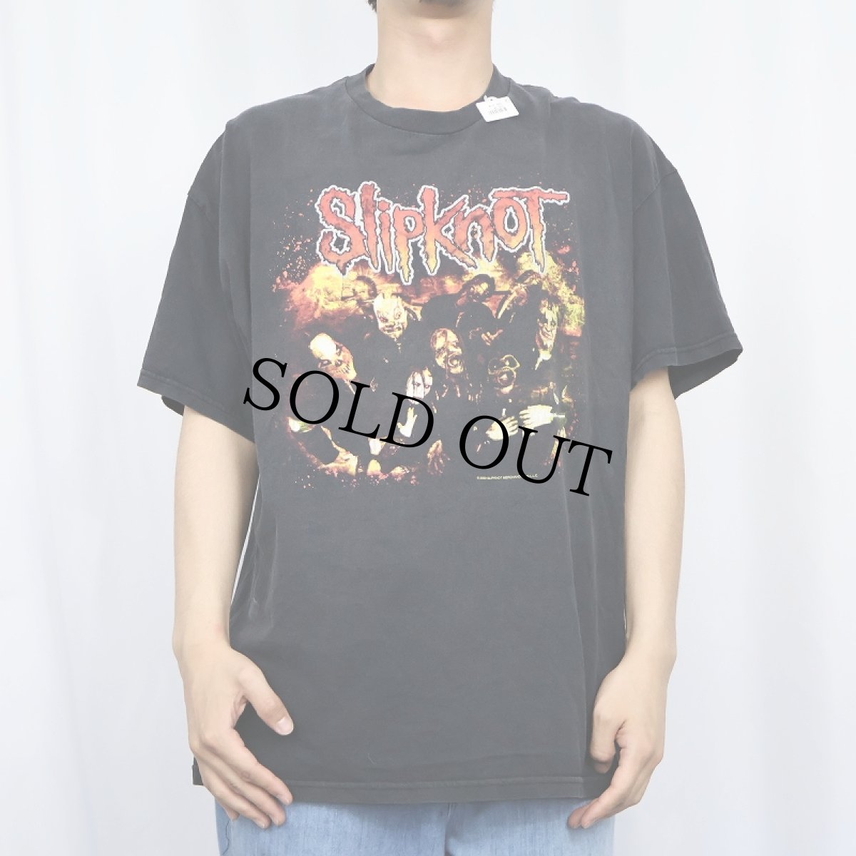 画像2: 2003 Slipknot ヘヴィメタルバンドTシャツ XL (2)