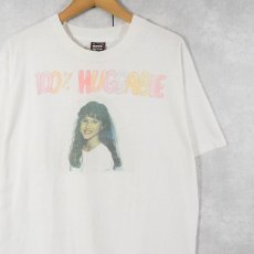 画像1: 90's USA製 "100% HUGGABLE" メモリアルフォトプリントTシャツ XL (1)