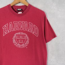 画像1: 90's USA製 "HAVARD" プリントTシャツ M (1)