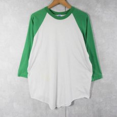 画像1: 80's RUSSELL ATHLETIC USA製 2トーン ラグランTシャツ L (1)