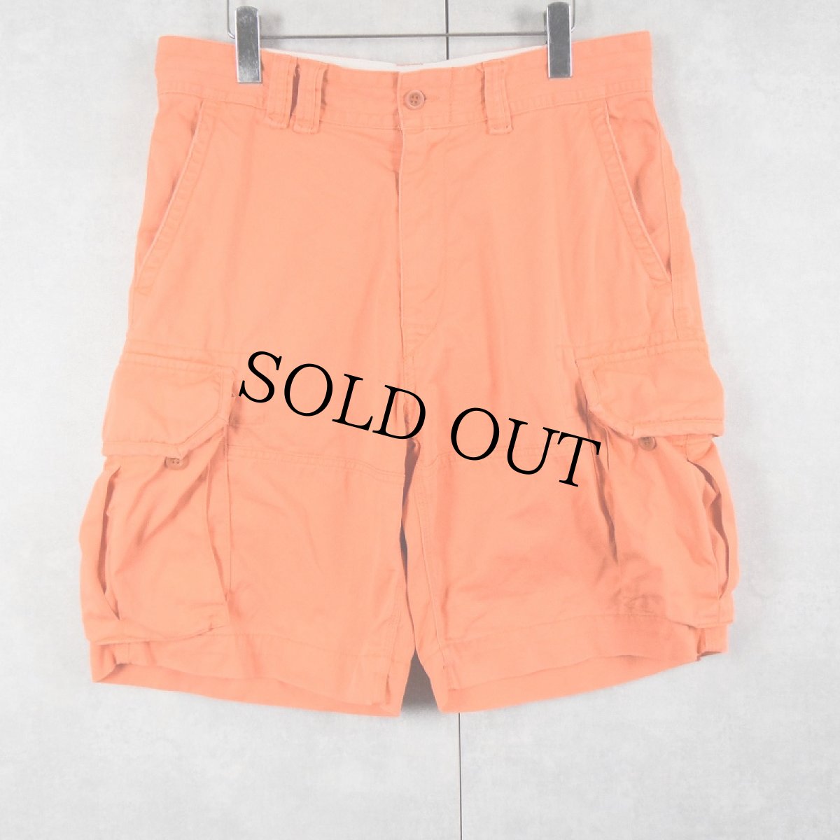 画像1: POLO Ralph Lauren "POLO CHINO" コットンチノカーゴショーツ W34 (1)
