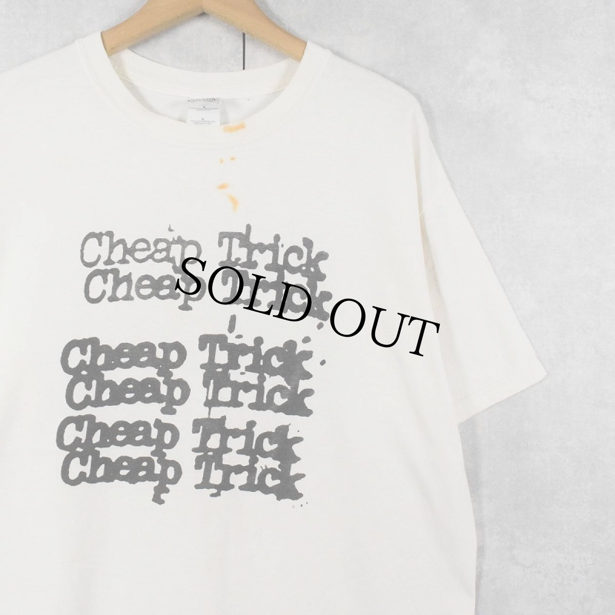 画像1: Cheap Trick ロックバンド プリントTシャツ L (1)