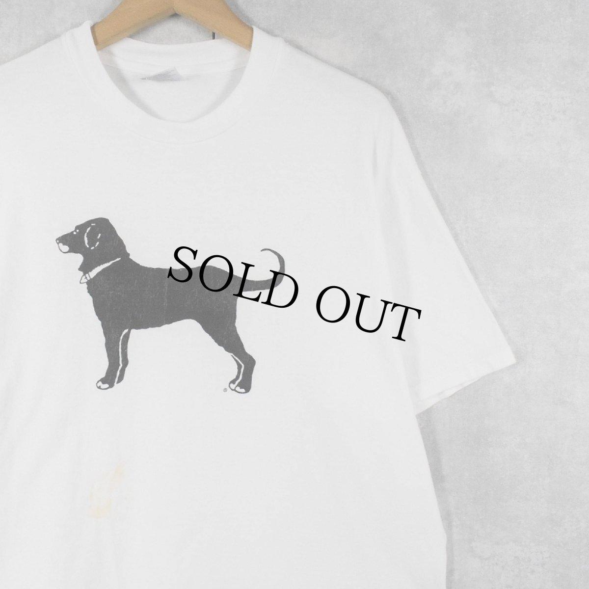 画像1: 90's The Black Dog USA製 犬プリントTシャツ XL (1)