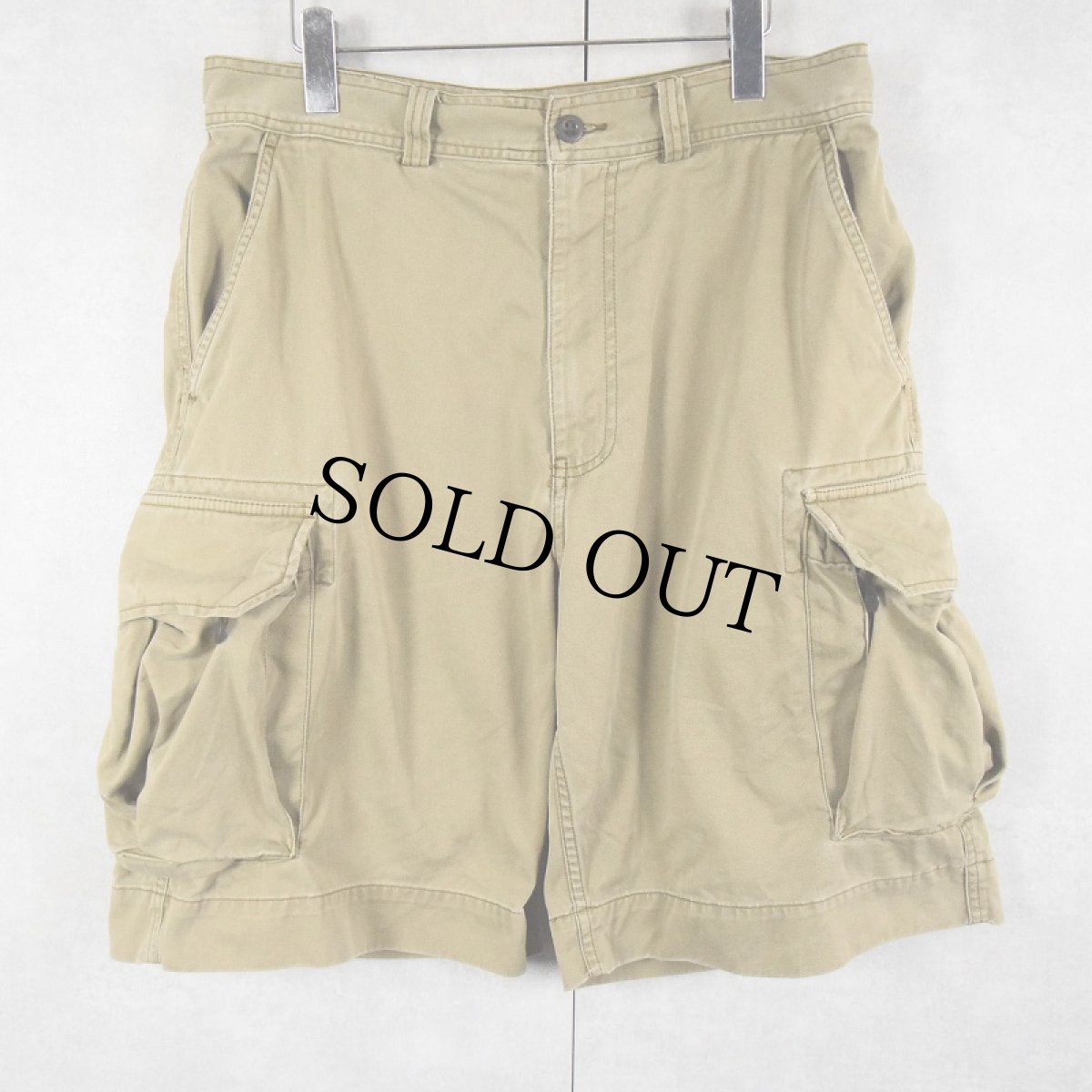 画像1: POLO Ralph Lauren "POLO CHINO" コットンチノカーゴショーツ W34 (1)