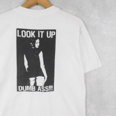 画像2: defrockers "LOOK IT UP DUMB ASS!!" プリントTシャツ M (2)
