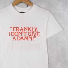 画像1: 70~80's maxell ”FRANKY, I DON'T〜" 企業広告プリントTシャツ S (1)