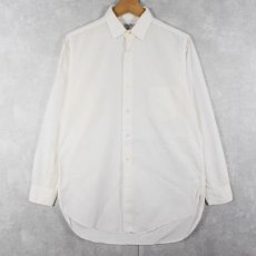 画像1: 〜60's Bond Street CANADA製 マチ付きコットンシャツ (1)