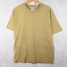 画像1: 90's ONEITA サイドポケット付き 無地Tシャツ S (1)