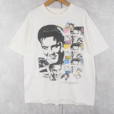 画像1: 90's Elvis Presley USA製 ミュージシャンプリントTシャツ L (1)