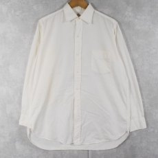 画像1: 〜60's SIR WILLIAM マチ付きコットンシャツ (1)