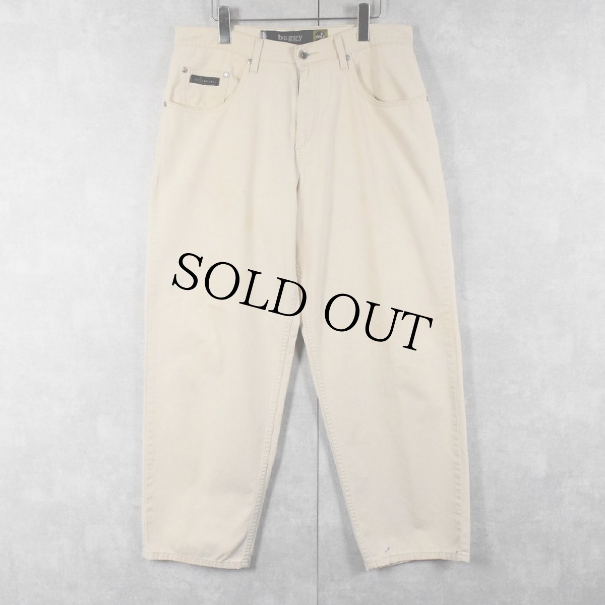 画像1: 90's Levi's SILVER TAB USA製 "baggy" チノトラウザーズ W33 (1)