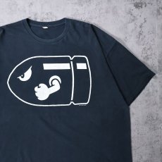 画像1: 2009 Nintedo スーパーマリオ "キラー" ゲームキャラクタープリントTシャツ (1)