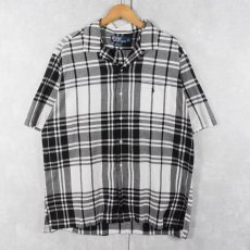 画像1: POLO Ralph Lauren "CALDWELL" チェック柄 コットンオープンカラーシャツ L (1)