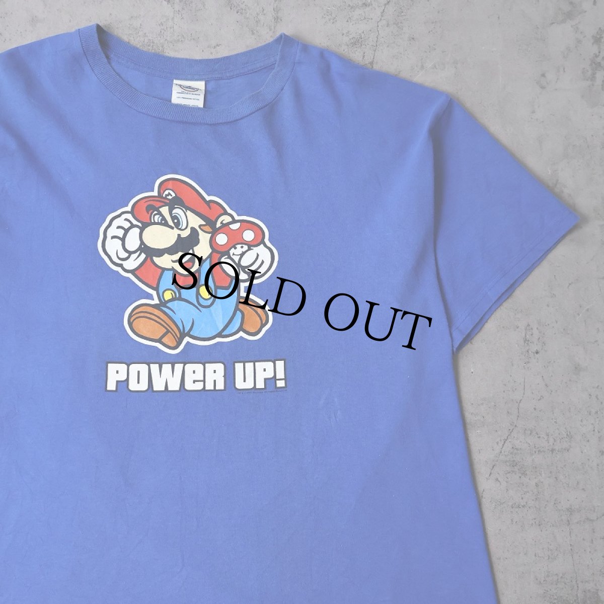 画像1: 2003 Nintendo スーパーマリオ ゲームキャラクタープリントTシャツ L (1)