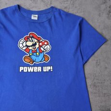 画像1: 2003 Nintendo スーパーマリオ ゲームキャラクタープリントTシャツ L (1)