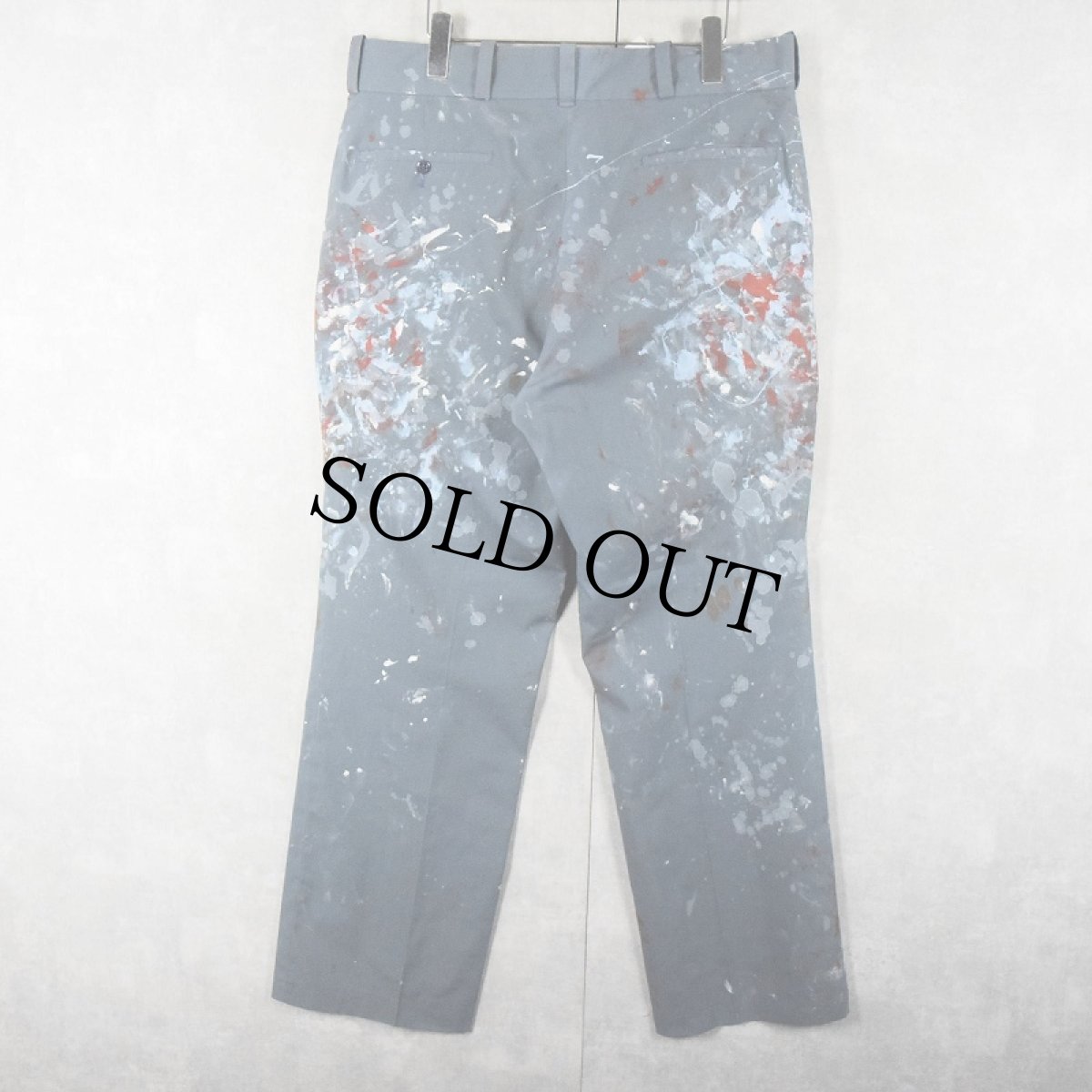 画像2: 80's BIGMAC USA製 ペンキペイント ワークパンツ W35 (2)