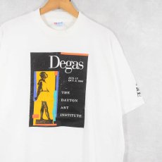 画像1: 90's Degas USA製 "THE DAYTON ART INSTITUTE" 画家プリントTシャツ XL (1)