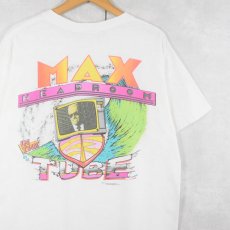 画像1: 80's MAX HEADROOM CGキャラクタープリントTシャツ  (1)