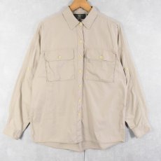 画像1: 90's ORVIS コットンフィッシングシャツ M (1)