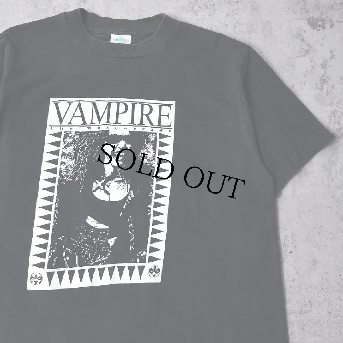 画像1: Vampire The Masquerade ロールプレイングゲーム プリントTシャツ BLACK L (1)